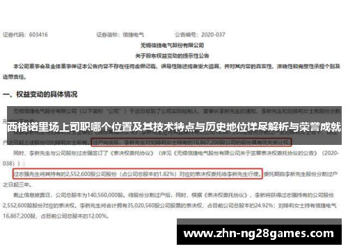 西格诺里场上司职哪个位置及其技术特点与历史地位详尽解析与荣誉成就