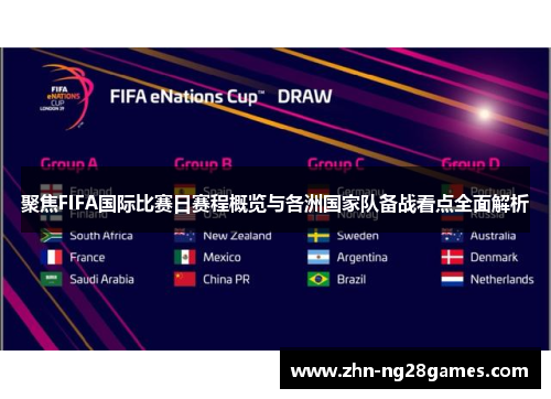 聚焦FIFA国际比赛日赛程概览与各洲国家队备战看点全面解析